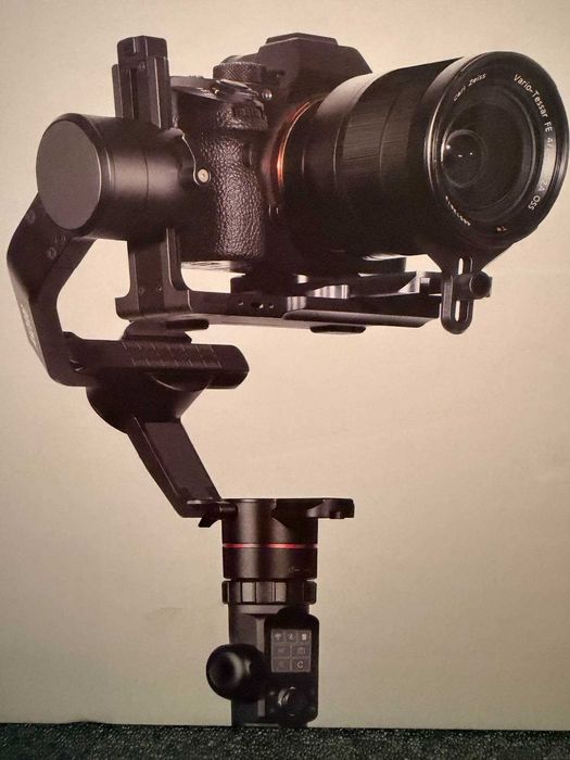 Estabilizador de Câmera FeiyuTech AK2000 | Bluetooth | WIFI | LCD | 360° para Canon Sony Panasonic - Preto