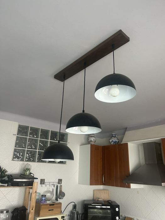 Candeeiro de teto 3 - Gato preto