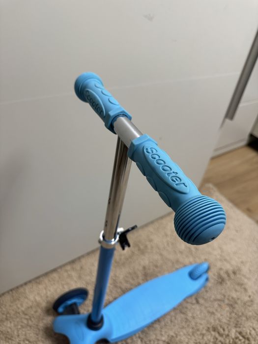 Самокат scooter синій для дійтей від 2до4