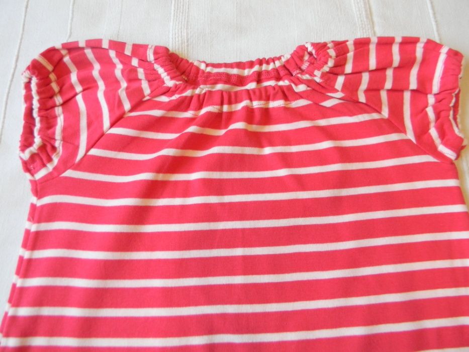 Полосатое платье на 4-5 лет 100% хлопок новое