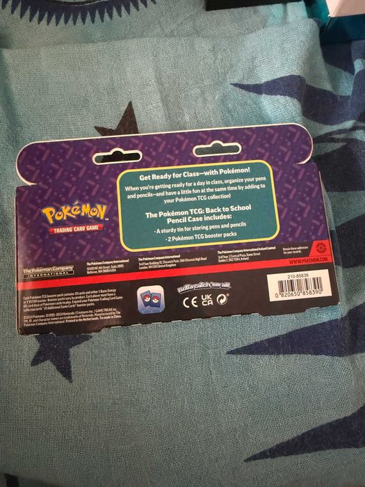 Pokemon TCG Back to School Pencil Case 2024