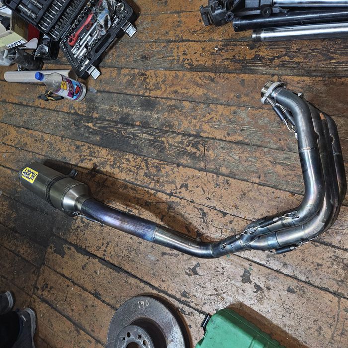 Ямаха р6.Yamaha r6 99-02 Полный выхлоп