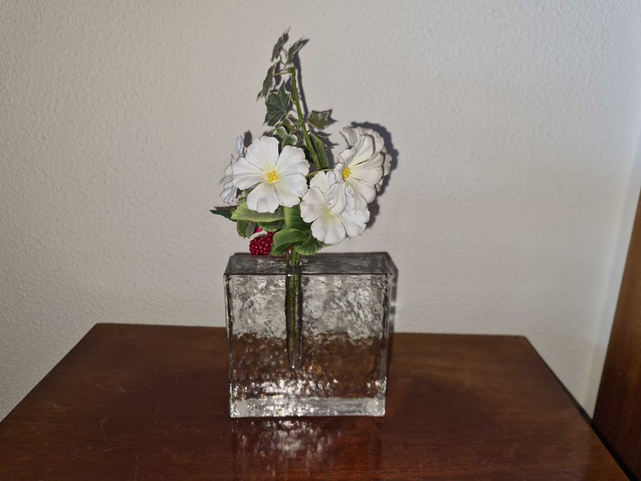 Jarra vidro  vintage Blokvaas Solifleur