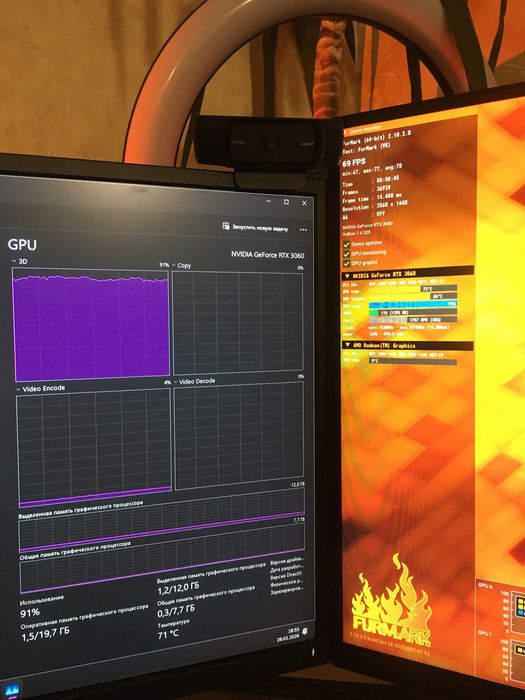 Видеокарта RTX 3060 12gb LHR