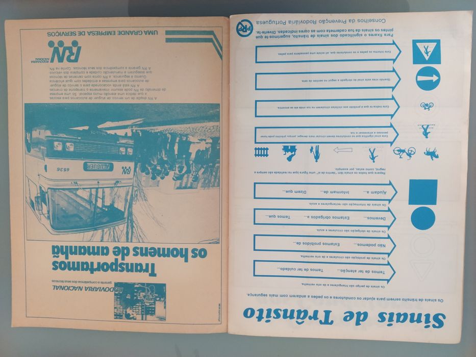 Caderneta de cromos completa "As regras de Trânsito" Walt Disney 1986