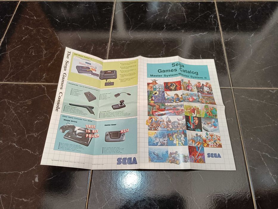 SEGA, Nintendo, Playstation - Manuais e material promocional