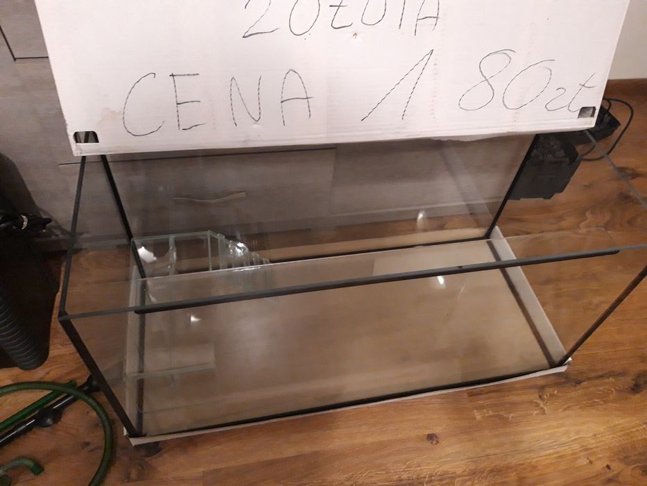 Akwarium NOWE 112 L z wyspą dla żółwia
