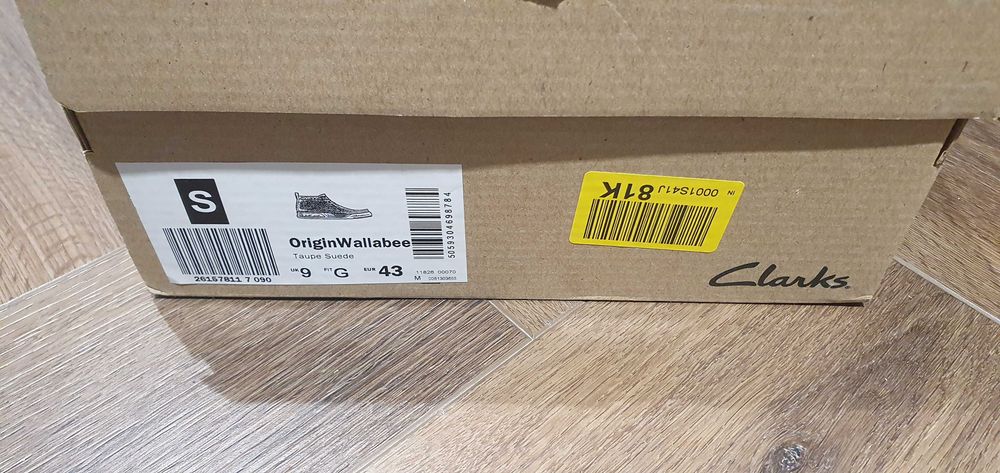 Clarks Origin Wallabee 43 27 cm 28 cm