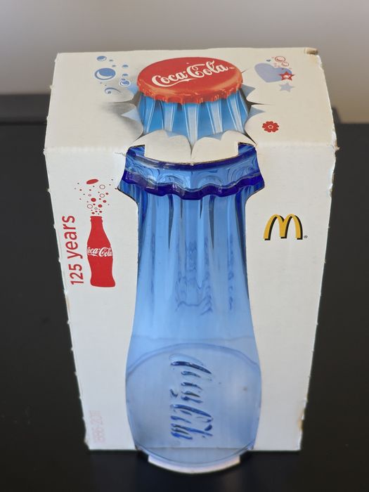 Пошкоджене пакування! Склянка McDonald's Кока-Кола. 125 років компанії Сoca-Cola. Лімітована серія.
