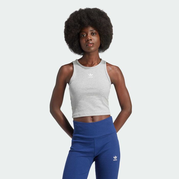 Костюм жіночий Adidas (топ + шорти), розмір M, сірий, новий