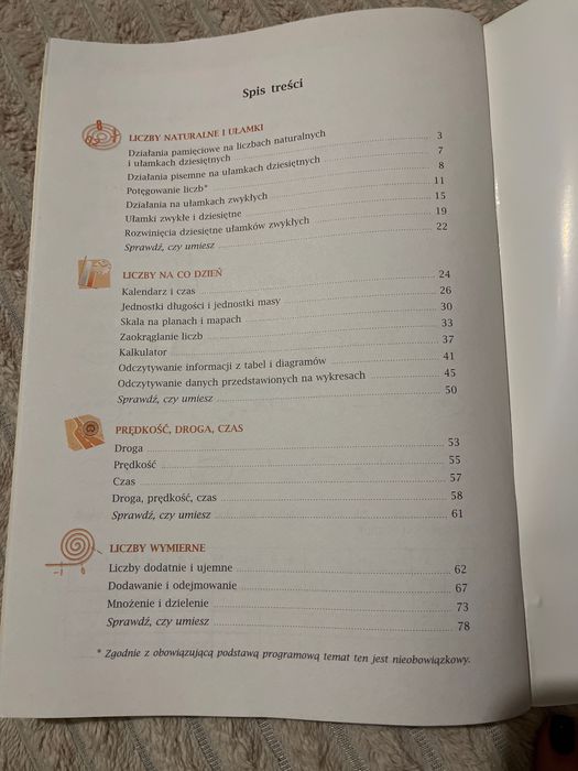 Zeszyt ćwiczeń matematyka