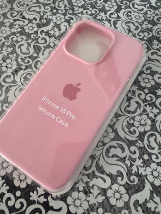 Orginalny Apple Silicon Case Iphone 15 Pro-Nowy
