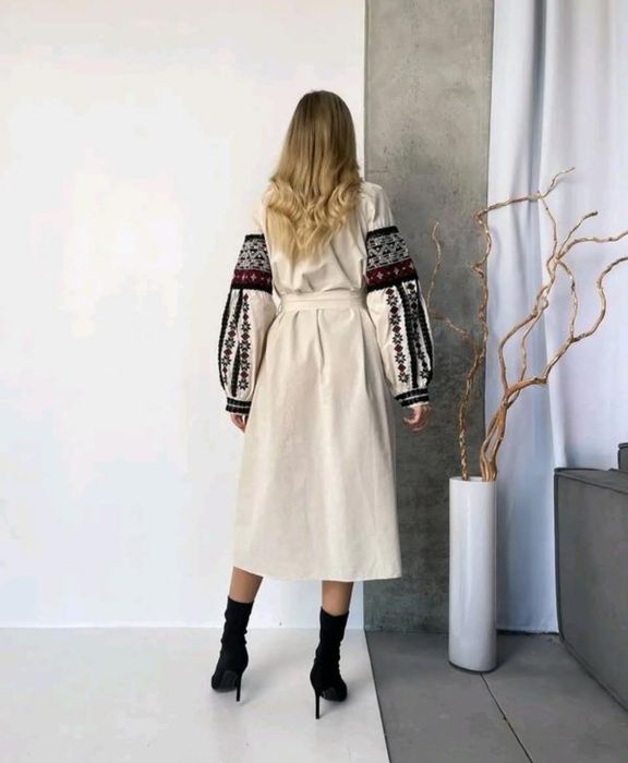 Натуральне плаття - вишиванка S, M, L