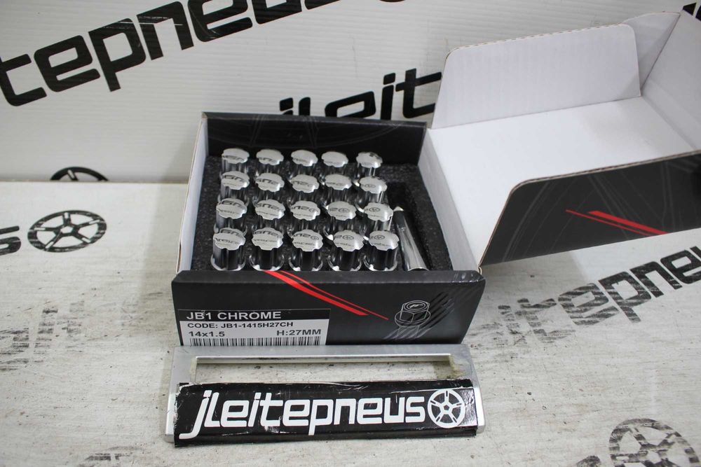 Kit Parafusos Japan Racing 14x1.50 - Chrome