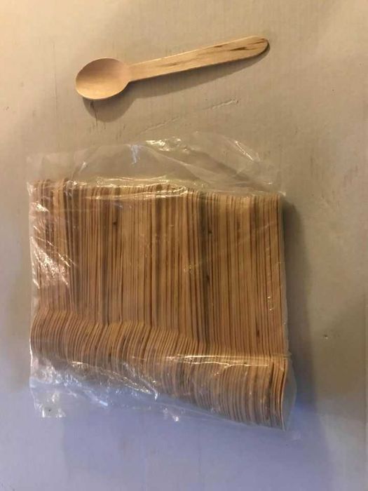 200 colheres de sobremesa biodegradaveis para eventos