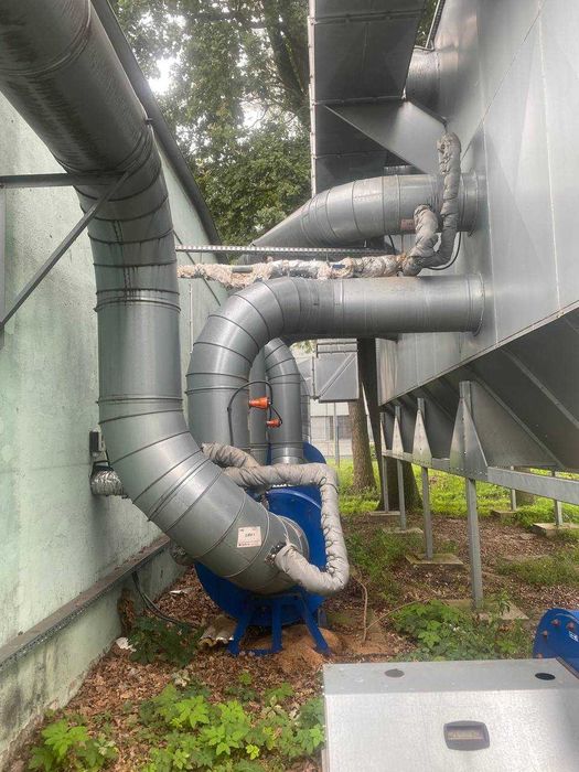 Linia odpylajaca i wentylatory  firmy JKF