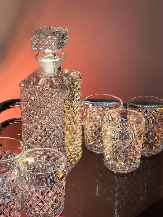 Набір склянок для соку Luminarc Fruitissimo. Графин Bohemia