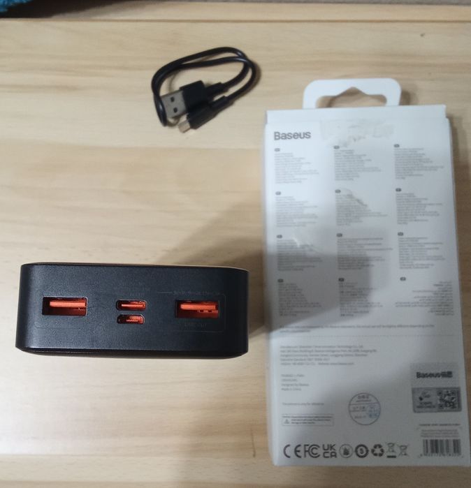 Powerbank Baseus Bipow 20000 mAh 20W – jak nowy