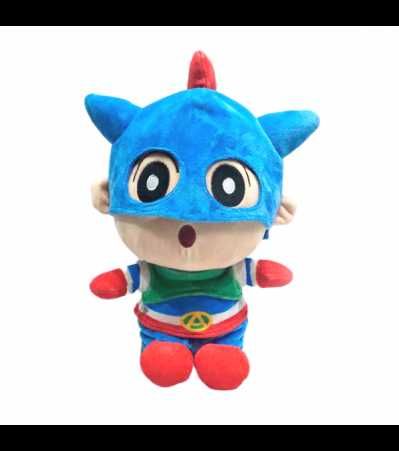 PROMO:Peluche Shin Chan ultra herói 32cm