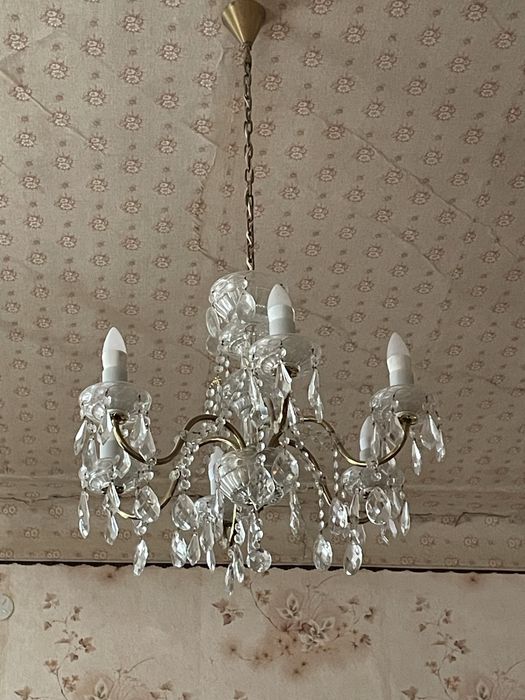 Хрустальная люстра чехословакия