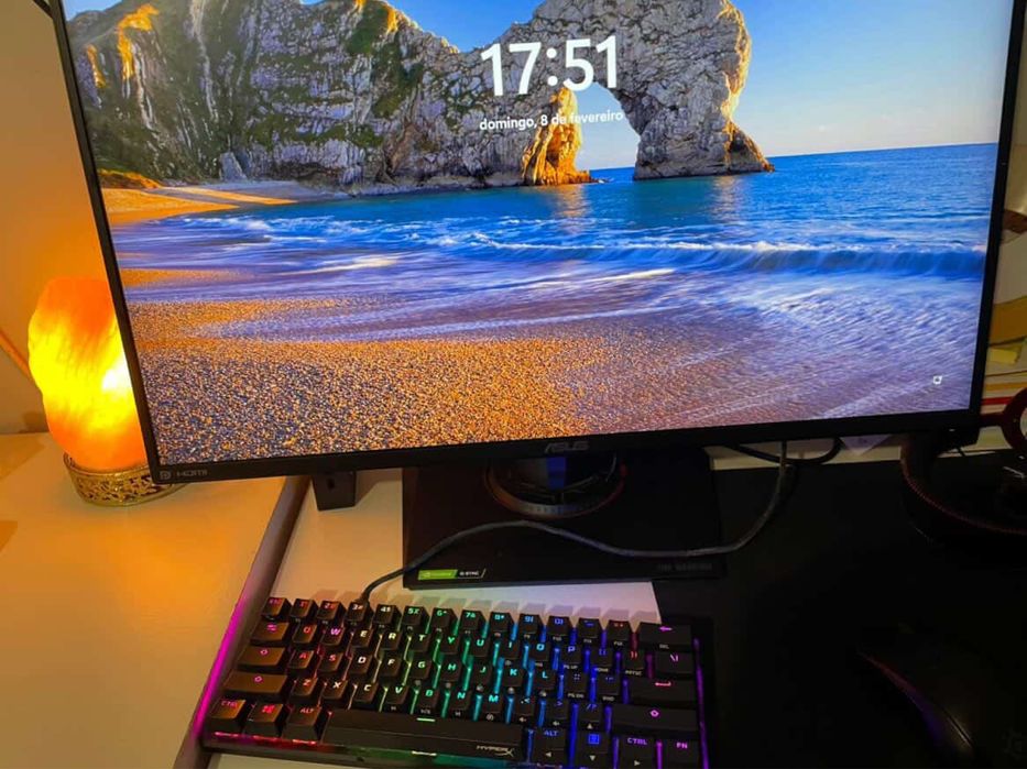 PC Gaming i5 13ª Gen + RTX 3060 + 32GB RAM + Monitor ASUS VG 280Hz + Teclado HyperX + Headset HyperX + Rato SteelSeries