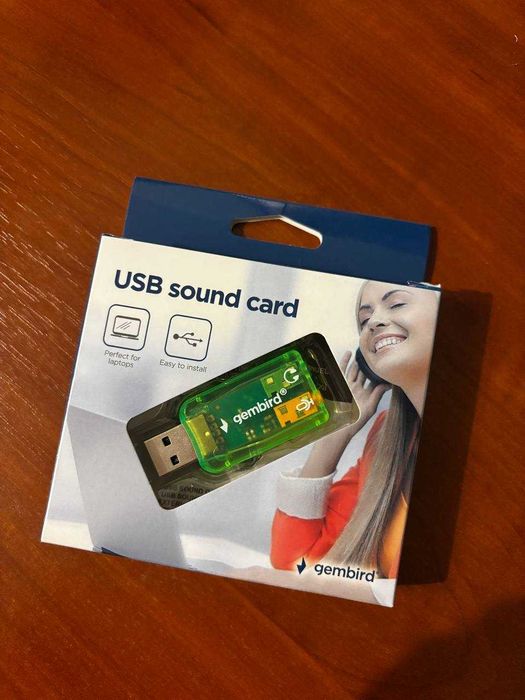 Звукова карта Gembird SC-USB-01 | USB Sound Adapter