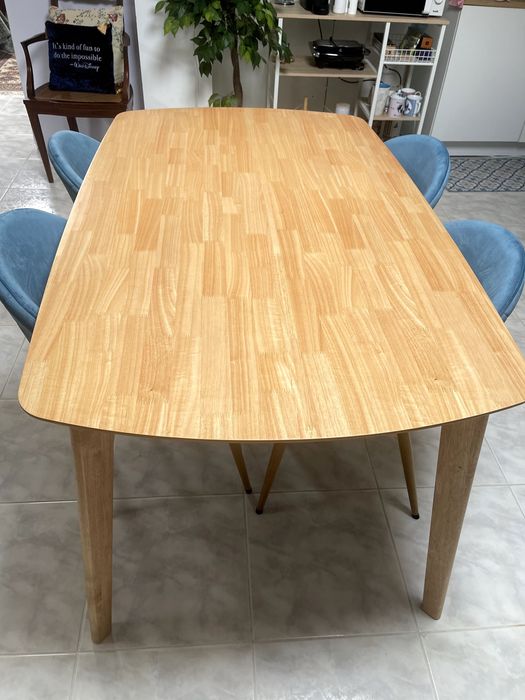 Mesa de Jantar Retangular de Madeira (150x90 cm)64286199852034122