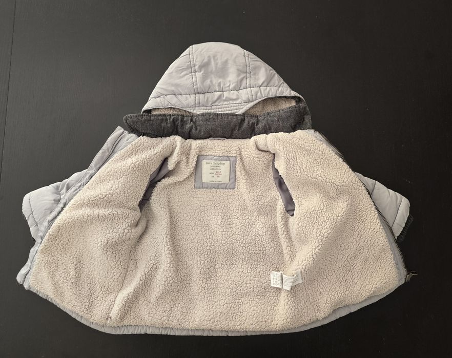 Blusão Zara BabyBoy Cinza / 9-12 meses