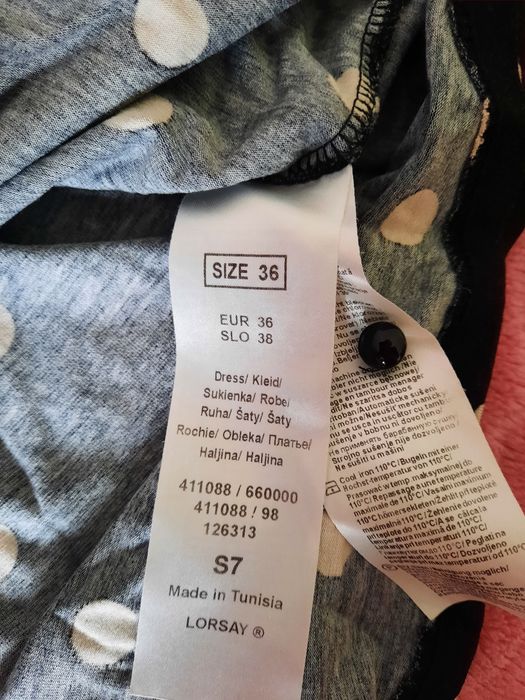 Sukienka Orsay w grochy r. 36