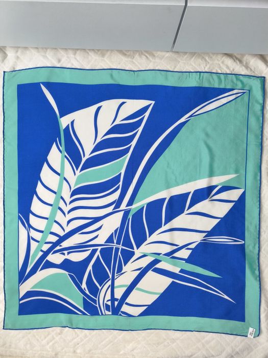 Jedwabna chusta 100% Pure silk czysty jedwab 74x74