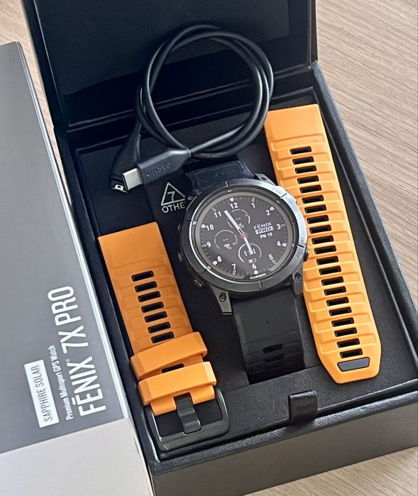 Garmin Fenix 7x Pro Sapphire Solar Titanium Carbon Grey DLC 51mm