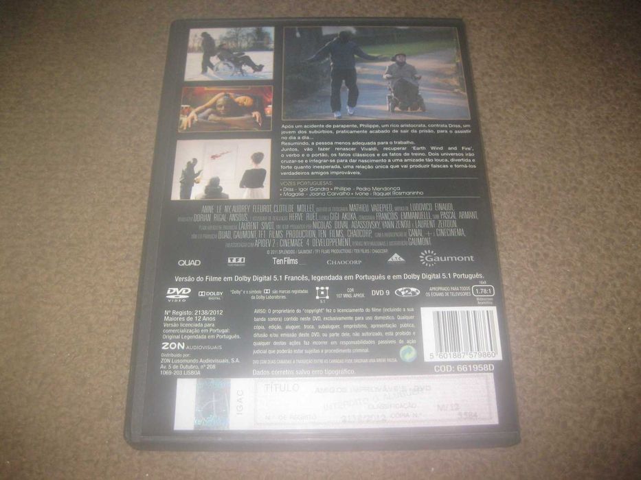 DVD "Amigos Improváveis" com Omar Sy64751014483714121