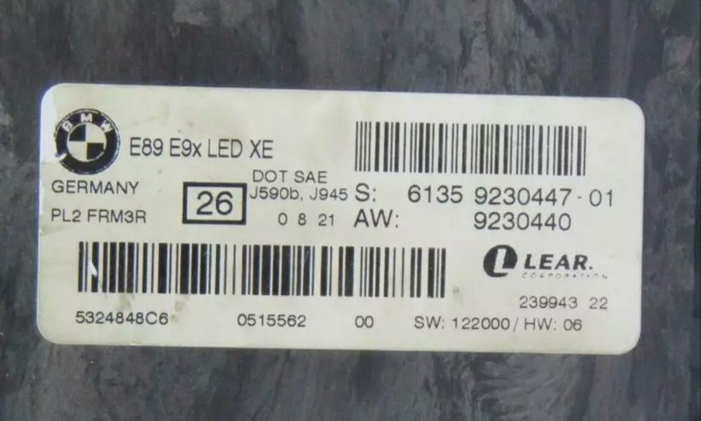 Bmw e89 e9x Frm3 Led xenon