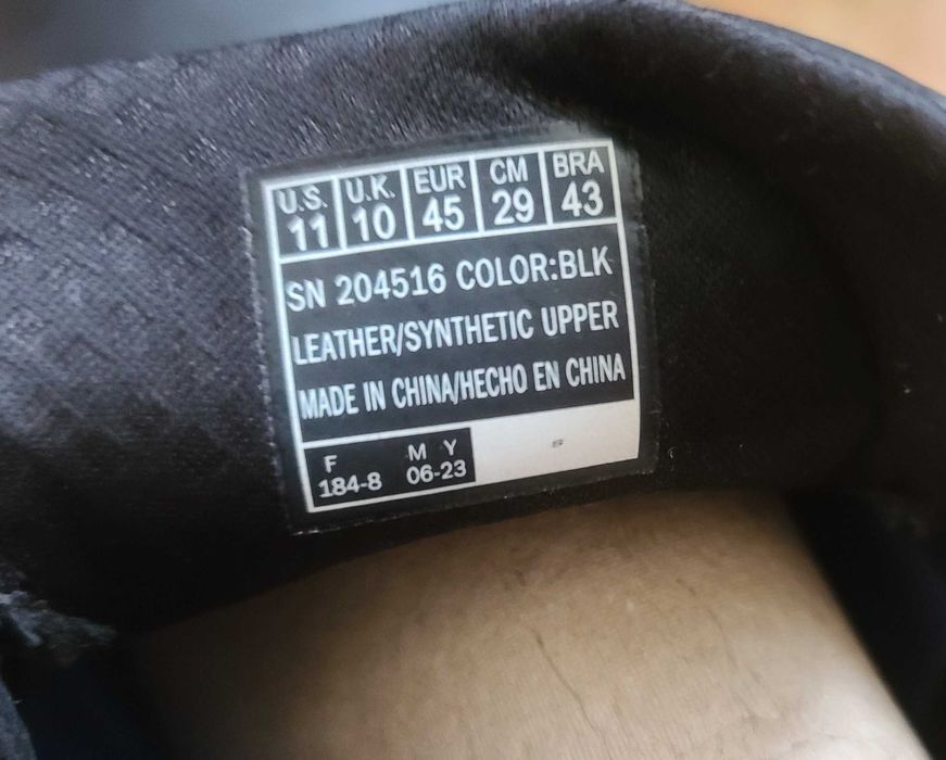 Туфлі Skechers Relaxed Fit чорний р.44-45 устілка 29 см натур.шкіра