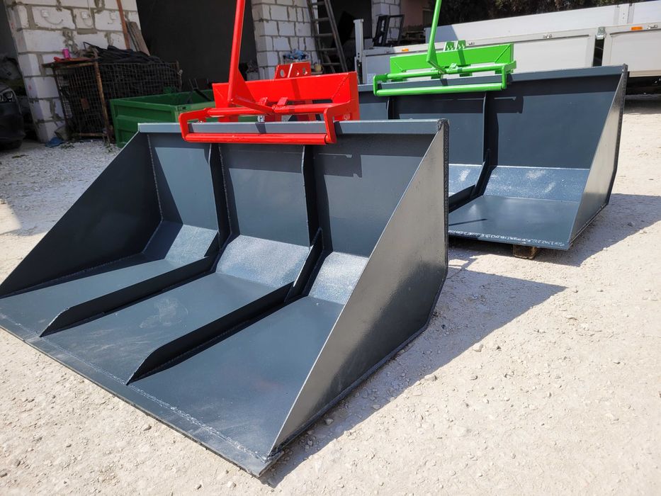 Łycha łyżka na tył ciągnika z kiprowaniem do gruzu ziemi śniegu spych