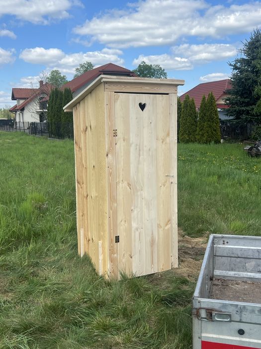 Toaleta/Wc/Szalet/kibelek drewninany na budowe/działke