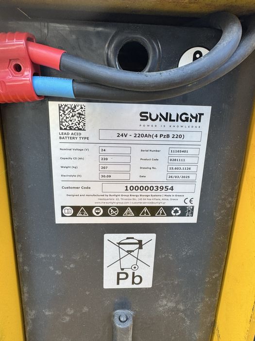 Paleciak/wózek elektryczny nowa bateria
