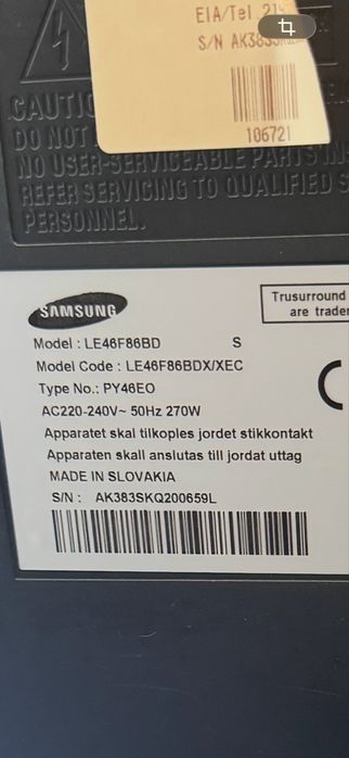 Televisão LCD Samsung