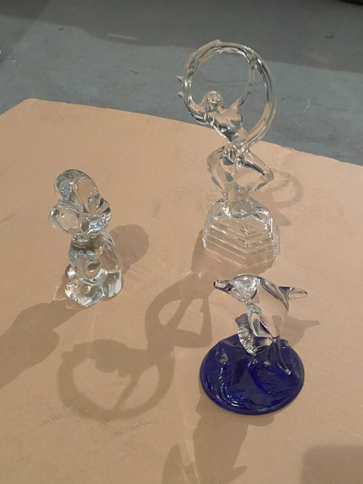 Peças decorativas em vidro/porcelana