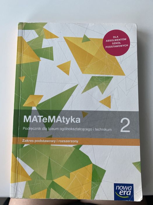 Matematyka 2 - podręcznik dla liceum i technikum