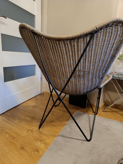 Fotel wypoczynkowy -technorattan Jysk