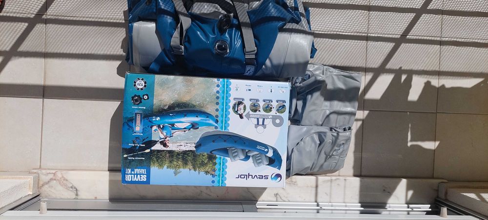 KAYAK  inflável de 2 lugares,  SEVILOR TAHAA, cor azul