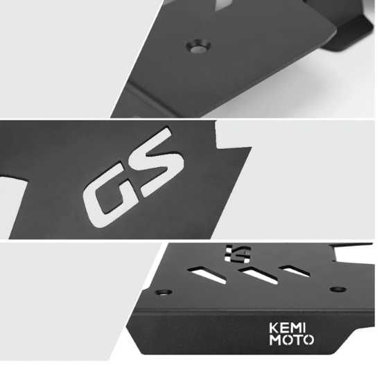 BMW GS Skid Plate - Proteção Carter Motor Descanso Central