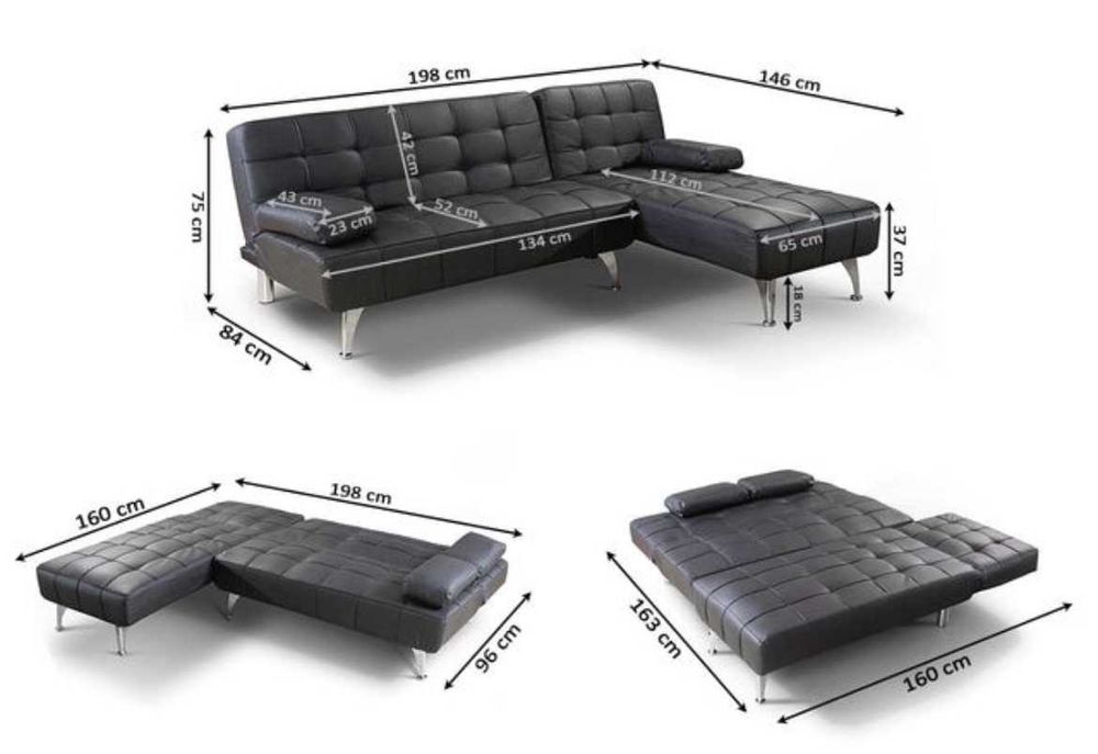 Sofa cama chaielongue reversivel levamos a sua casa Envio gratis