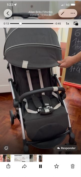 Carrinho de bebe como novo chico