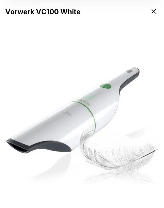 Odkurzacz ręczny Kobold VC100 White nowy