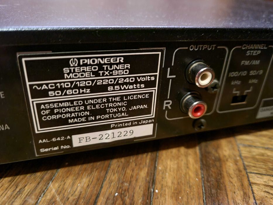 Radio sintonizador pioneer tx-950