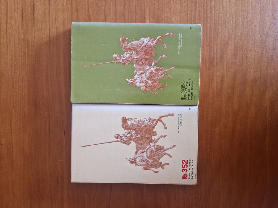Romance "D. Quixote",  Volumes I e II, de Cervantes