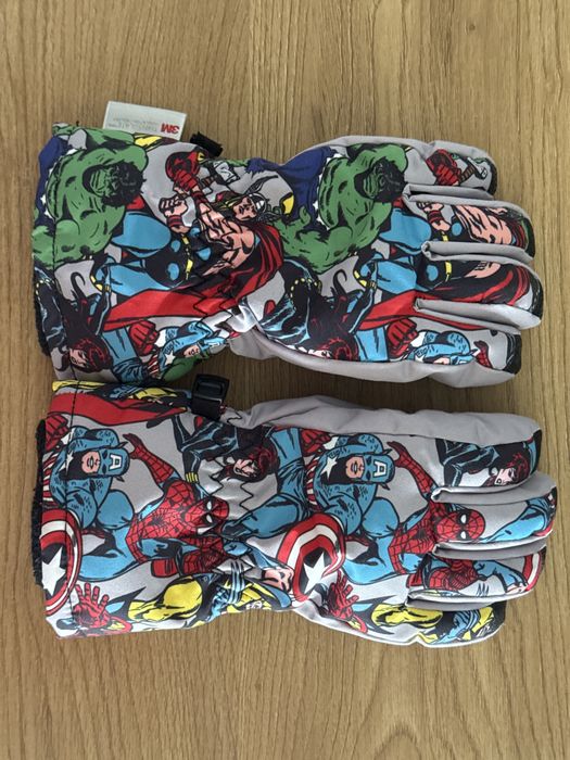 Nieprzemakalne rękawiczki 6 lat H&M 3M thinsulate Marvel