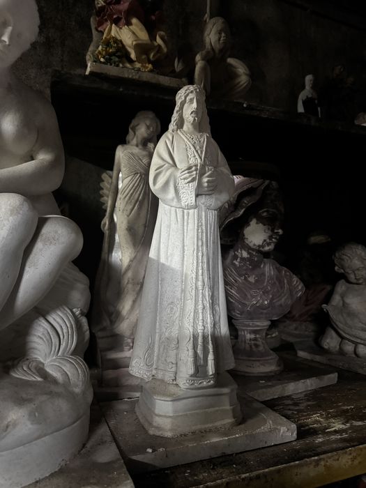 Estátua de Jesus Cristo em Gesso – 50 cm – Arte Sacra